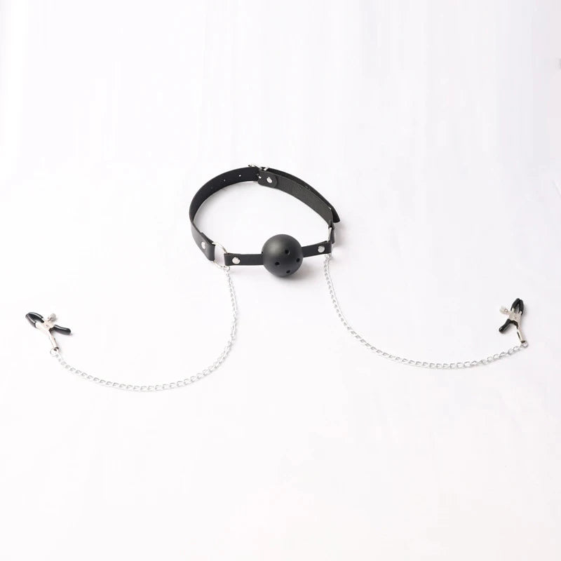 Pinces à Mamelons & Stimulateur Clitoris BDSM – Accessoires Adultes