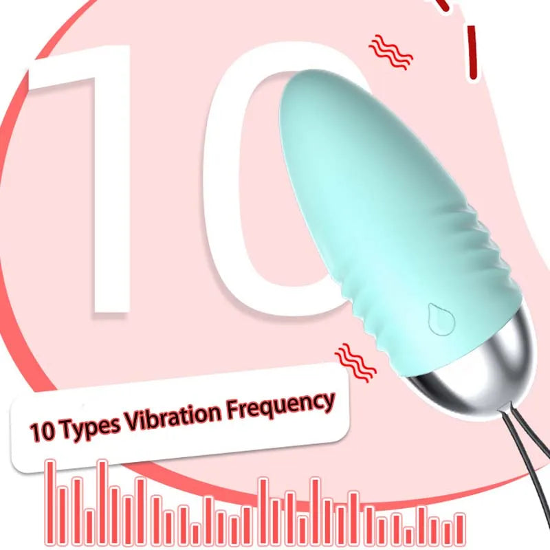 Vibromasseur Télécommandé Sans Fil 10 Vitesses – Stimulateur Clitoris pour Femme