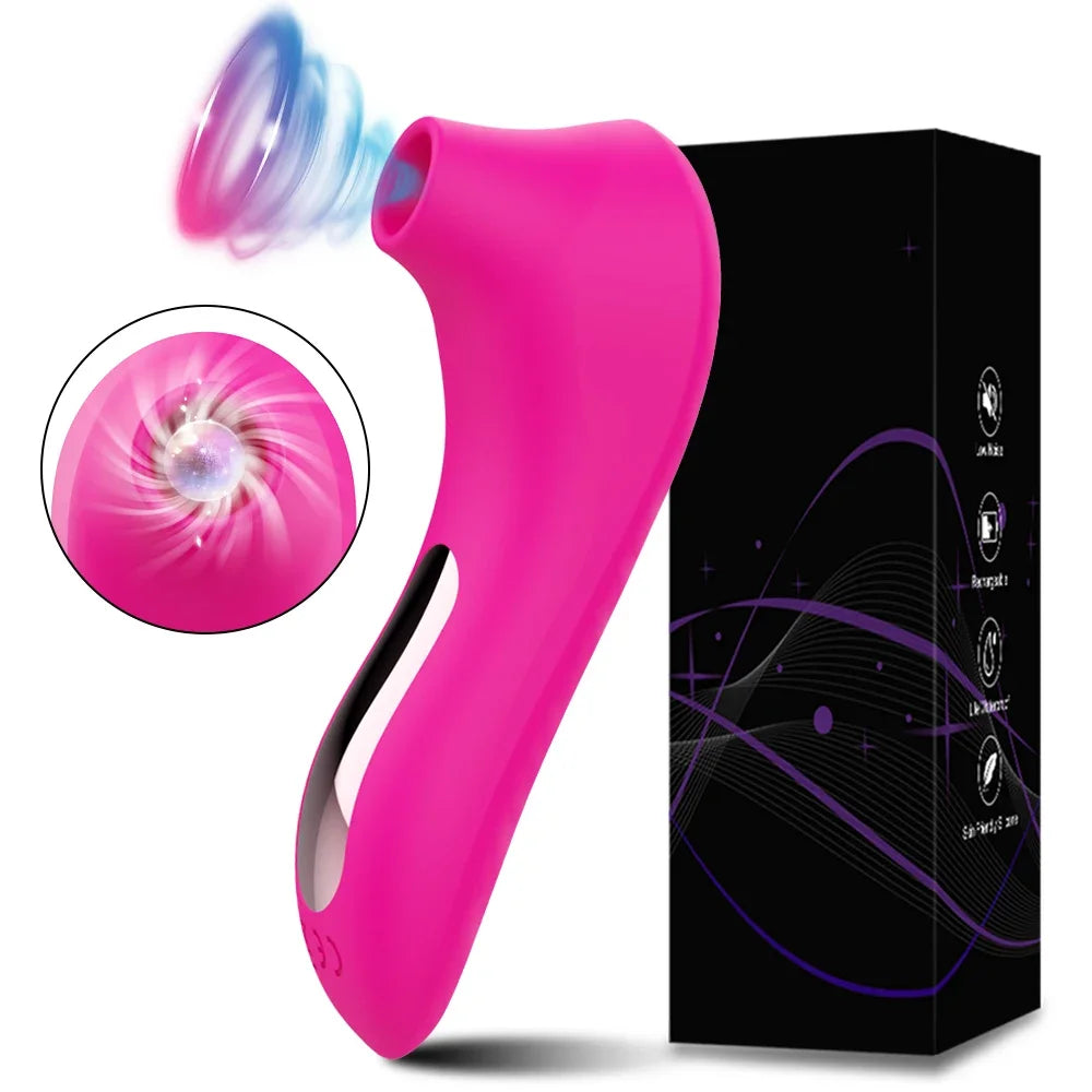 Stimulateur Clitoris & Mamelons – Aspirateur Sensoriel pour Femme