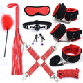Kit BDSM Complet – Menottes, Fouet, Bâillon & Plug Anal Queue de Lapin