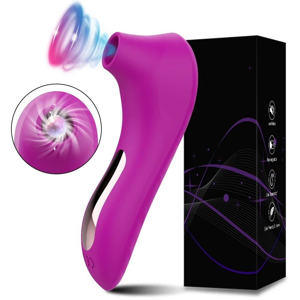 Stimulateur Clitoris & Mamelons – Aspirateur Sensoriel pour Femme
