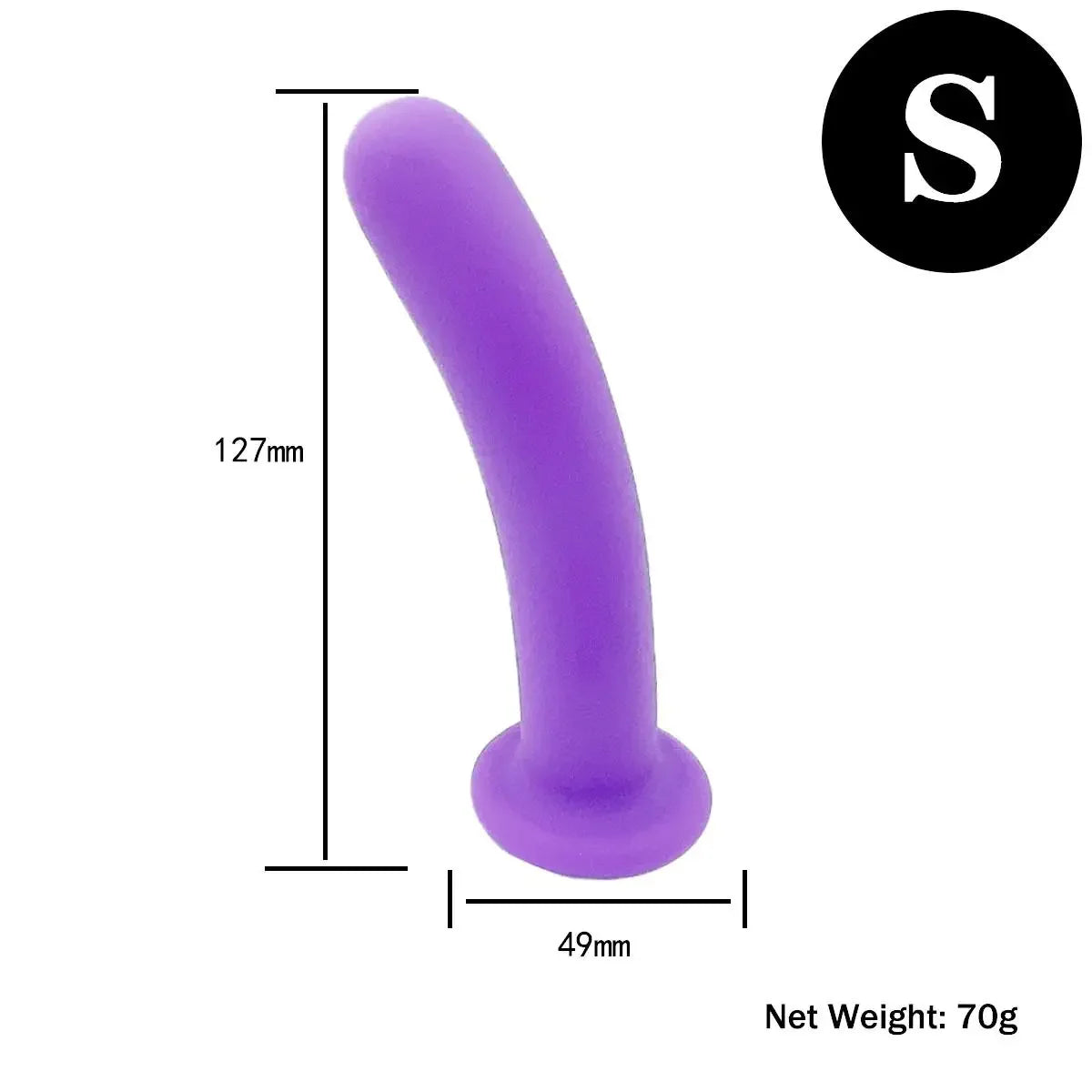 Strapon Harnais avec Gode – Violet & Noir | Jouet Adulte Couple & Lesbien