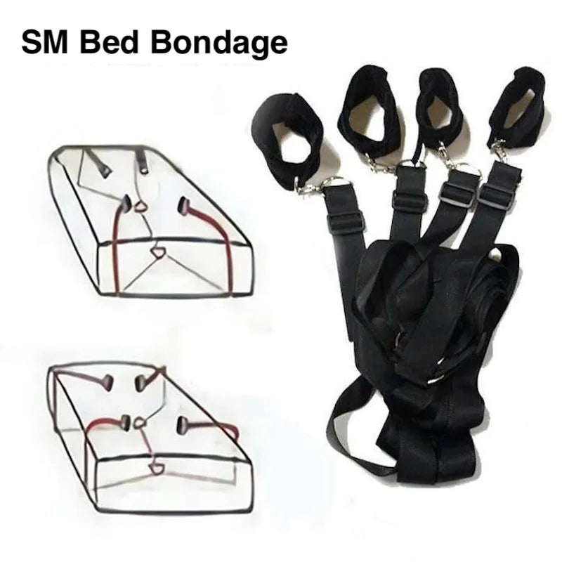 Kit Menottes & Entraves BDSM – Jeu Érotique pour Couples