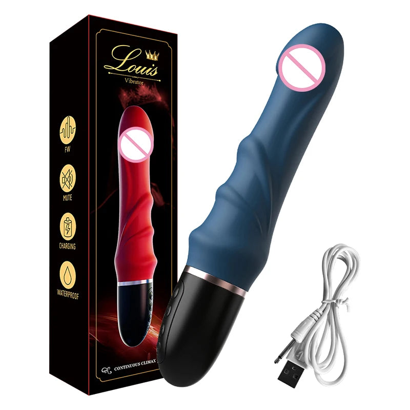 Vibromasseur G-Spot 10 Modes – Masseur Intime Rechargeable pour Femme